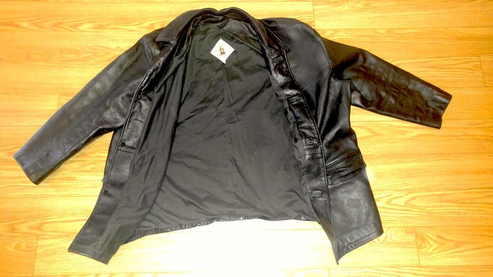 Chaqueta de cuero vintage para hombre - la famosa línea de cuero original de Greenwich Village Foto 3 de 3