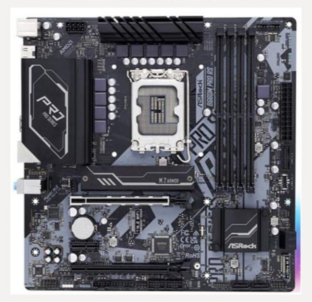 For ASRock B660M Pro RS Desktop For Intel B660 Motherboard LGA