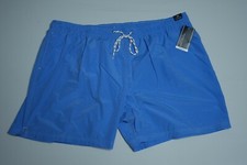Roundtree  Yorke Men's Swim Trunks 4XB Big Blue - Mesh Lined 4 Pockets NWT
