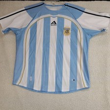Argentina National Team Shirt Mens XL Blue Clima Cool Football AFA Jersey