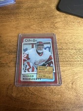 2007-08 O-Pee-Chee Season Highlights Dominik Hasek Detroit Red Wings #SH17 R59