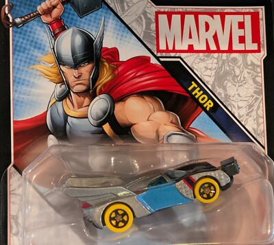 Hot Wheels Character Cars - Marvel Mighty Thor - Boîte Neuve