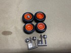 Street Rod Steel Wheels & Ford Caps Staggered Tires Revell 1/25 Scale Hot Set — photo 1