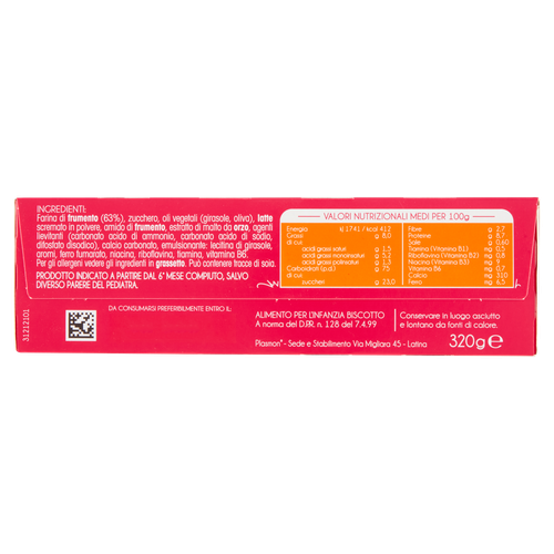 4 confezioni PLASMON BISCOTTI dei Bambini biscotto per bimbi da 6 mesi 320g - Foto 3 di 4