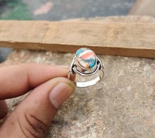 Spiny Oyster Turquoise Gemstone Ring 925 Sterling Silver Designer Amezing Ring