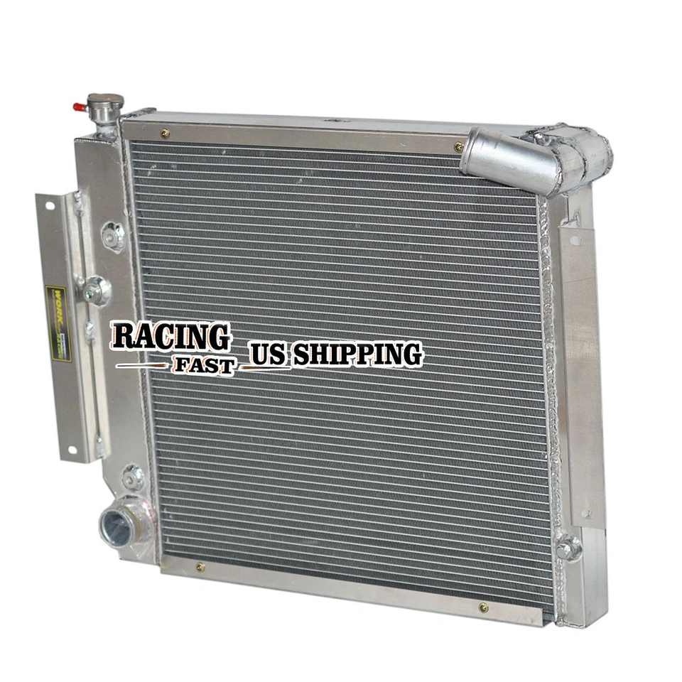 Aluminum Radiator Fits International Scout II V8 Engine 1971-1980 1972 1973 1974 - Image 3 of 4