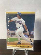JUAN GONZALEZ   HOMERUN HEROES 1992 UPPER DECK BASEBALL CARD