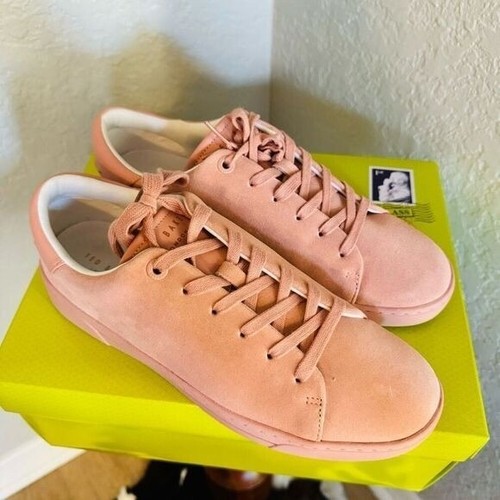 Scarpa da tennis Ted Baker London Aryas sneaker in pelle, taglia 9,5, rosa polvere, nuova con etichette - Foto 15 di 16