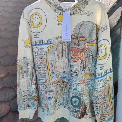 Neuer Jean-Michel Basquiat Hoodie H&M, mit Etiketten