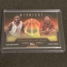 2024 Topps Midnight - Constellations Jalen Green, Cam Whitmore #C-6 (RC) /75 SP