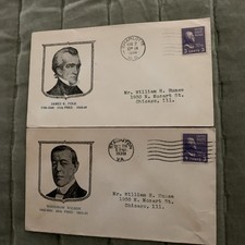 PRESIDENTIAL SERIES-US (2) JAMES K. POLK/WOODROW WILSON..... HAND TO FIND!