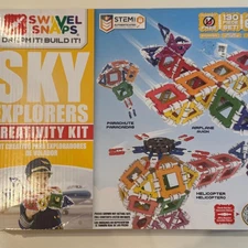 SWIVEL SNAPS Sky EXPLORERS Creativity Building Kit Complete Set STEM