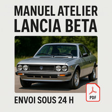 Manuel Atelier Lancia Beta 1972-1984 Revue Technique Auto Français RTA CD PDF