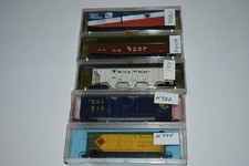 N Scale Assorted Make Assorted Set of 5 Rolling Stock C55255