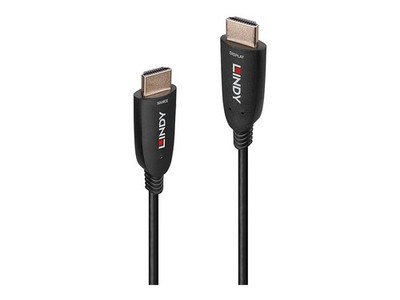 Lindy 15m Fibre Optic Hybrid HDMI 8K60 Kabel Digital/Display/Video Glasfaser LWL