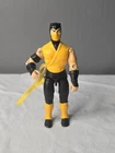 Vintage 1991 Hasbro GI Joe Mortal Kombat SCORPION 3.75”Action Figure Yellow RARE