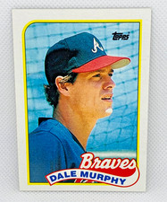 1989 Topps Dale Murphy Card #210 Atlanta Braves Hall of Fame