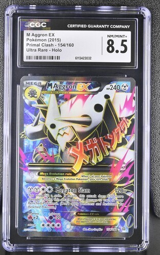 M Aggron-EX graded CGC 8.5 for sale on eBay