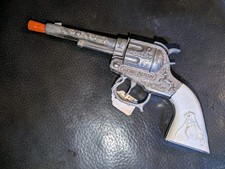 Vintage Leslie Gene Autry Cap Gun Cowboy Western 1950s  Revolver Clean Working