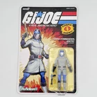 SUPER7 G.I. JOE COBRA COMMANDER WAVE 3 O-RING FIGURE REACTION MOC - UNPUNCHED