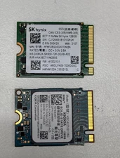 2 PACK!  128GB SSD M.2 PCIE NVME 2230 Solid State Drive Major Brands, WD, Hynix