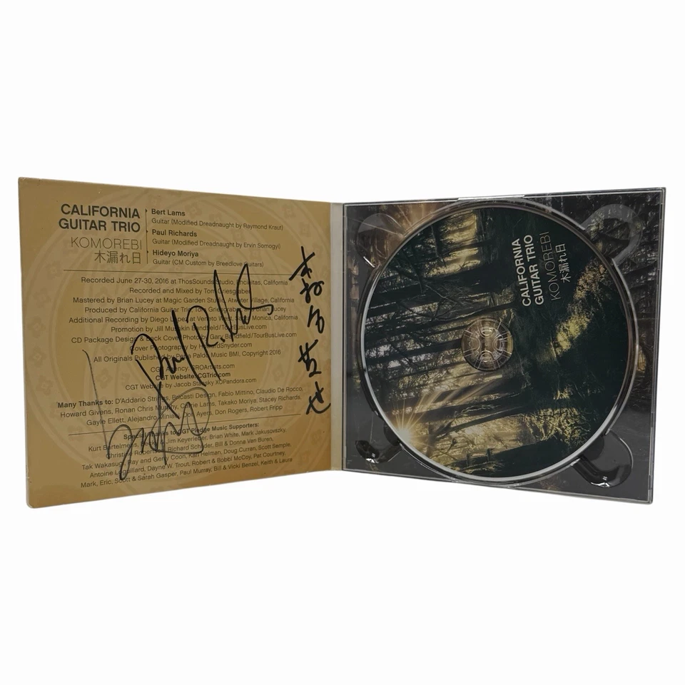 California Guitar Trio - Komorebi (CD, 2016) Signed Digipak Acoustic - Image 2 of 4