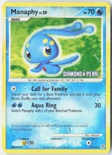 Manaphy Reverse Holo 9/130 Diamond and Pearl HP on eBay