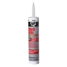 Dap Acrylic Latex Sealant, 10 oz, Cartridge, Clear, Acrylic Latex Base, Kwik