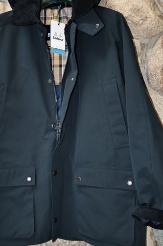 Barbour Winter Waterproof Ashby Jacket Coat Navy Blue UK Sizing XX-Large XXL - Picture 5 of 8