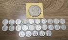 Lot Of 26 Silver Coins 25 Silver Roosevelt Dimes And 1921 S Silver Morgan Dollar