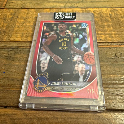 Topps 2024-25 Bowman Chrome University Jimmy Butler III BCV-116 Red /5