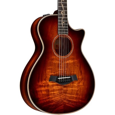 Taylor K22ce 12-Fret V-Class Grand Concert A/E Guitar Shaded Edge Burst