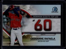 2023 Bowman Bowman Scouts Top 100 #BTP-60 Ceddanne Rafaela Boston Red Sox