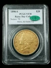 1898 S $20 Gold Liberty Double Eagle PCGS VF30 CAC "Rainy Day Collection" 7305