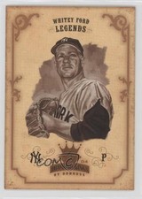 2004 Donruss Diamond Kings Legends Bronze Sepia 54/100 Whitey Ford #168 HOF 03xn