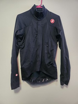 Castelli Alpha RoS Light Jacket Black Sz Large Biking Jacket