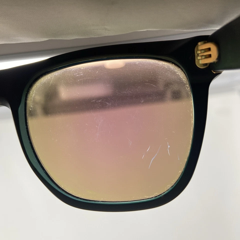 GAFAS DE SOL RETROUPERFUTURE 166/2T ITALIA NEGRO MATE CON ESPEJO AZUL PÚRPURA AB75 Foto 3 de 4