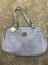 Coach F16529 Penelope Light Blue Leather Purse  Handbag New With Tags