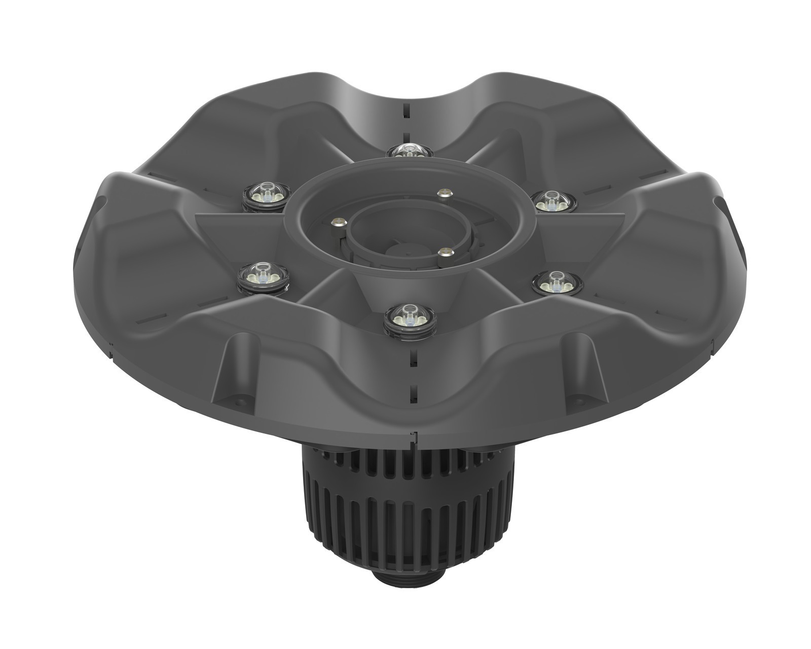 BERMUDA FLOATING AERATOR POND FOUNTAIN WITH LEDS FOR LARGE PONDS FEATURE PUMP