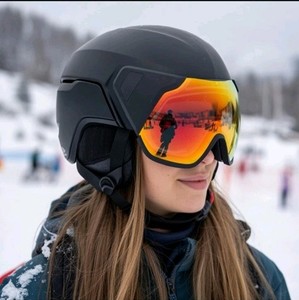 Giro Orbit Spherical MIPS Ski Helmet With Visor - Matte Black Small (52-55 Cm)