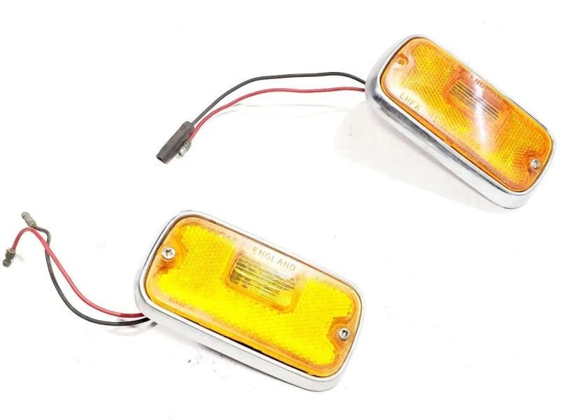 Par de reflectores delanteros OEM 1980 Rolls Royce Silver Shadow II Foto 3 de 4