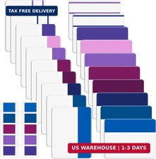 Mr. Pen- Colorful Index Tabs, 500 Pcs, 21 Sets - Sticky Page Markers for Binders