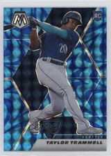 2021 Panini Mosaic Rookie Reactive Blue Mosaic Prizm Taylor Trammell #282 1fa0