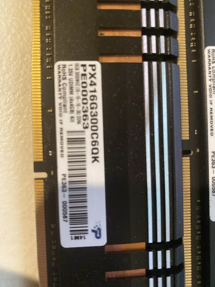 Patriot Viper DDR4 RAM 16GB 3000MHz PC4-24000 UDIMM PE000363 - Image 3 of 4