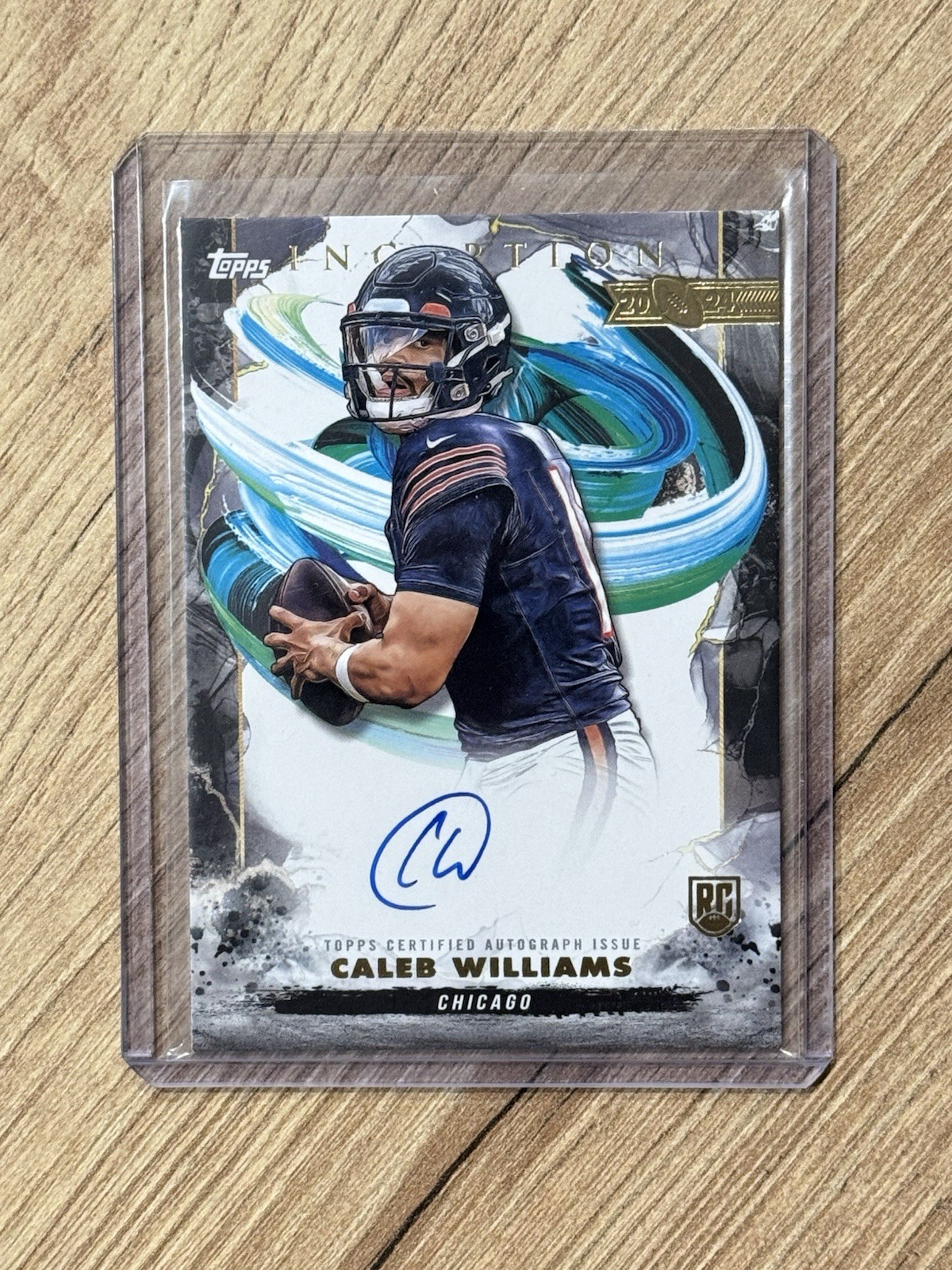 2024 Topps Inception Caleb Williams Rookie On Card Auto #RA-CW Chicago Bears