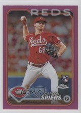 2024 Topps Chrome Pink Refractor Carson Spiers #167 0k2i