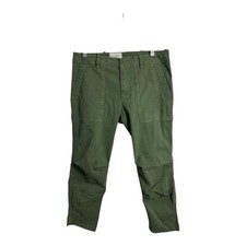 Nili Lotan Cropped Military Pant Green Size 6