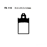 Bremsbelag EBC SFA116 Vorne FüR Malaguti F15 50 LC DT Firefox Bj. 1997-2000