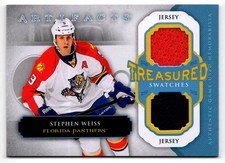 2013-14 Upper Deck Artifacts Treasured Swatches Blue Stephen Weiss Jersey