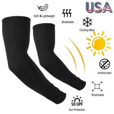 10Pairs Cooling Arm Sleeves Cover UV Sun Protection Sports Outdoor For Women Men